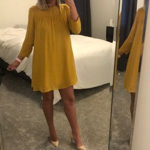 Mustard dress